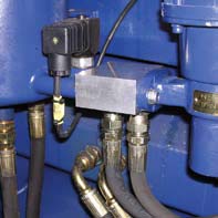 Manifold, pump, filter and connection hoses